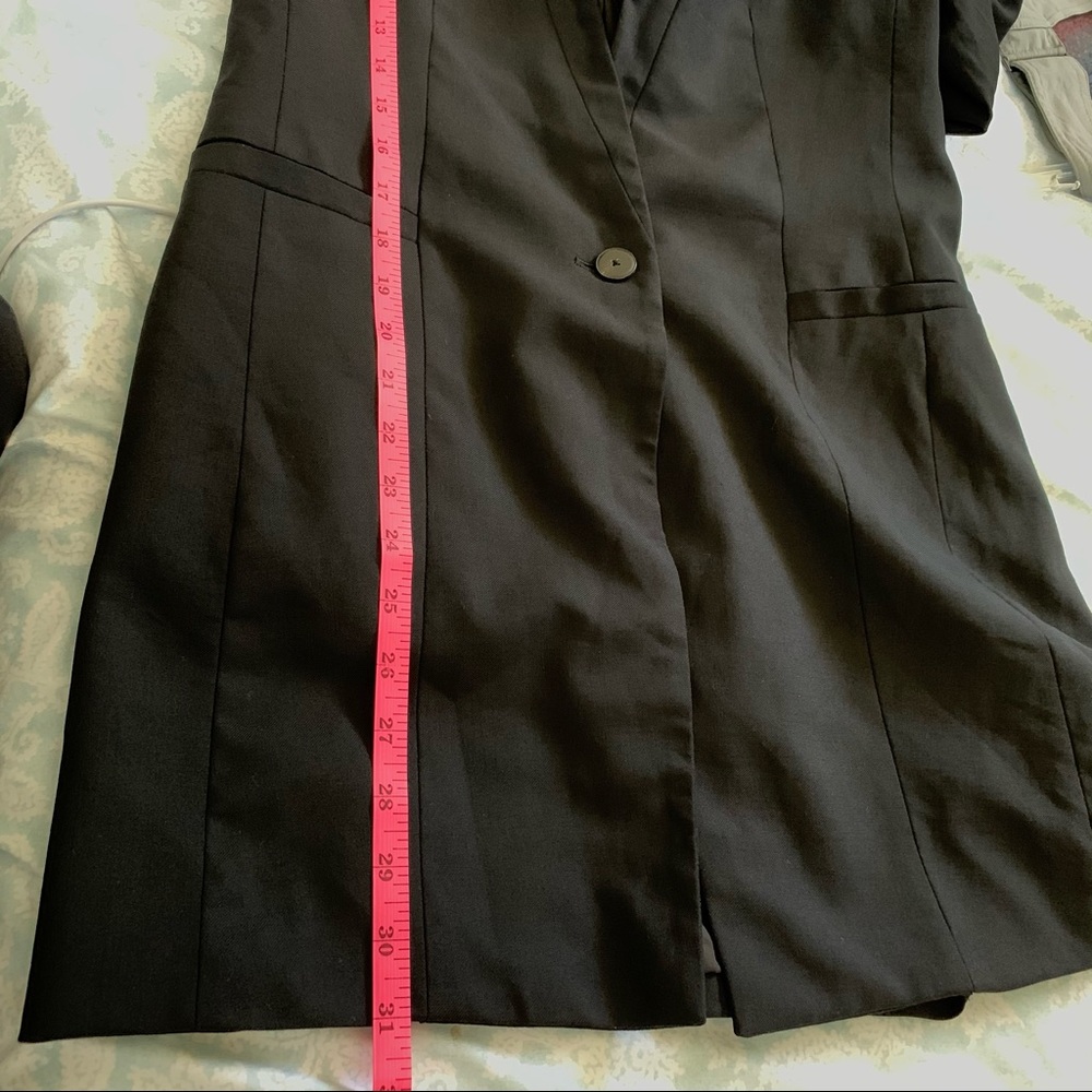 SOLD Babaton Aidan Wool Blazer Jacket in Black sz 6 - Picture 10 of 15